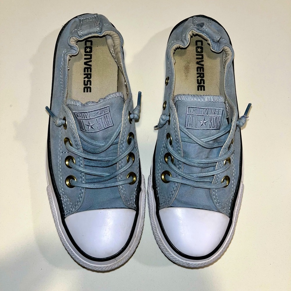 Converse Slip-on Light Blue Sneakers - Size 6